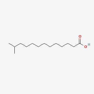 12-Methyltridecanoic acid chemical structure (CAS 2724-57-4)