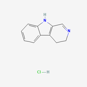 4,9-Dihydro-3H-pyrido[3,4-b]indole hydrochloride chemical structure (CAS 272441-08-4)