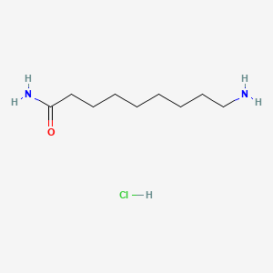 9-Aminononanamide hydrochloride chemical structure (CAS 27247-73-0)