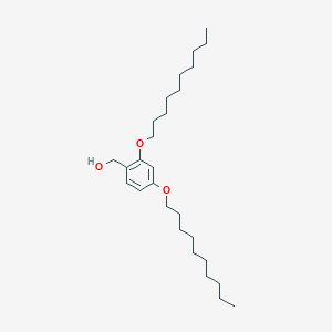 (2,4-Bis(decyloxy)phenyl)methanol chemical structure (CAS 2725764-22-5)