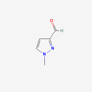 1-Methyl-1H-pyrazole-3-carbaldehyde chemical structure (CAS 27258-32-8)