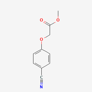 Methyl (4-Cyanophenoxy)acetate chemical structure (CAS 272792-14-0)