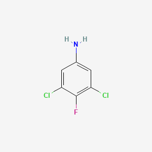 3,5-Dichloro-4-fluoroaniline chemical structure (CAS 2729-34-2)