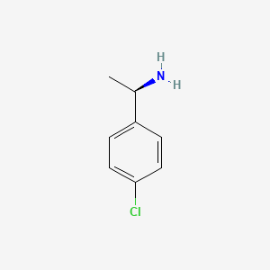 (R)-1-(4-Chlorophenyl)ethanamine chemical structure (CAS 27298-99-3)