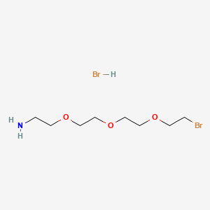 2-(2-(2-(2-Bromoethoxy)ethoxy)ethoxy)ethan-1-amine hydrobromide chemical structure (CAS 2730032-06-9)