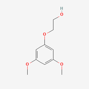 2-(3,5-Dimethoxyphenoxy)ethanol chemical structure (CAS 27318-86-1)