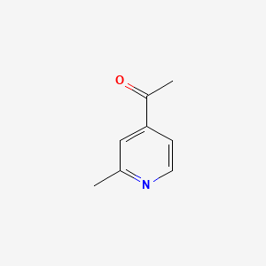 1-(2-Methylpyridin-4-yl)ethanone chemical structure (CAS 2732-28-7)