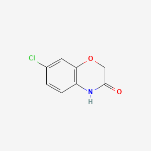7-Chloro-2H-benzo[b][1,4]oxazin-3(4H)-one chemical structure (CAS 27320-99-6)