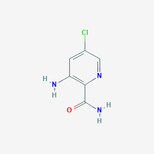 3-Amino-5-chloropicolinamide chemical structure (CAS 27330-34-3)