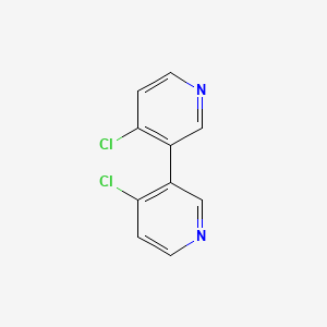 4,4'-Dichloro-3,3'-bipyridine chemical structure (CAS 27353-36-2)