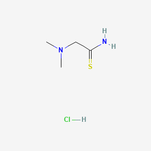2-(Dimethylamino)ethanethioamide hydrochloride chemical structure (CAS 27366-72-9)