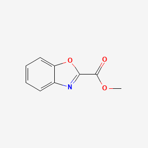 Methyl benzo[d]oxazole-2-carboxylate chemical structure (CAS 27383-86-4)
