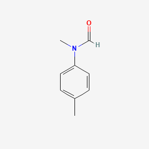 N-Methyl-N-(p-tolyl)formamide chemical structure (CAS 2739-04-0)