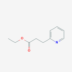 Ethyl 3-(2-Pyridyl)propanoate chemical structure (CAS 2739-74-4)