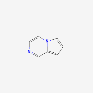 Pyrrolo[1,2-a]pyrazine chemical structure (CAS 274-45-3)