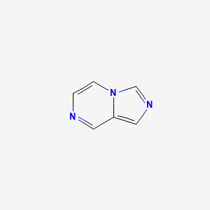 Imidazo[1,5-a]pyrazine chemical structure (CAS 274-49-7)