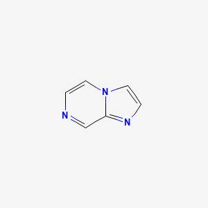 Imidazo[1,2-a]pyrazine chemical structure (CAS 274-79-3)