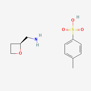 (S)-Oxetan-2-ylmethanamine 4-methylbenzenesulfonate chemical structure (CAS 2740593-38-6)