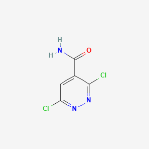 3,6-Dichloropyridazine-4-carboxamide chemical structure (CAS 27427-66-3)