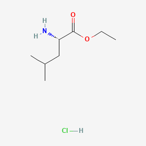 H-Leu-OEt.HCl chemical structure (CAS 2743-40-0)