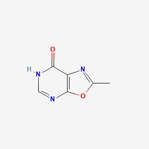 2-Methyloxazolo[5,4-d]pyrimidin-7(6H)-one chemical structure (CAS 27433-55-2)