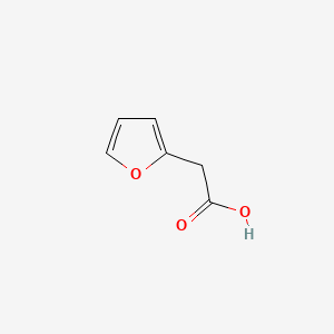 2-(Furan-2-yl)acetic acid chemical structure (CAS 2745-26-8)