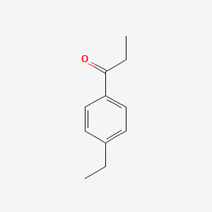 1-(4-Ethylphenyl)propan-1-one chemical structure (CAS 27465-51-6)