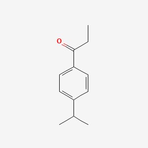 1-(4-Isopropylphenyl)propan-1-one chemical structure (CAS 27465-52-7)