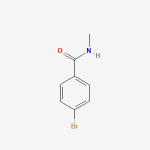 4-Bromo-N-methylbenzamide chemical structure (CAS 27466-83-7)