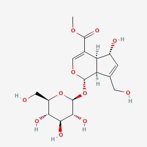 6β-Hydroxygeniposide chemical structure (CAS 27530-67-2)