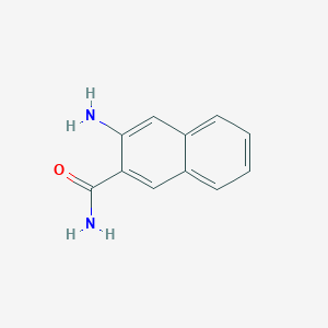 3-Amino-2-naphthamide chemical structure (CAS 27533-32-0)