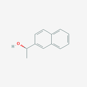 (S)-1-(Naphthalen-2-yl)ethanol chemical structure (CAS 27544-18-9)