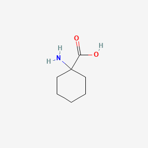 1-Amino-1-cyclohexanecarboxylic acid chemical structure (CAS 2756-85-6)