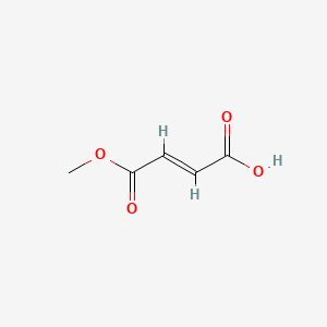 (E)-4-methoxy-4-oxobut-2-enoic acid chemical structure (CAS 2756-87-8)