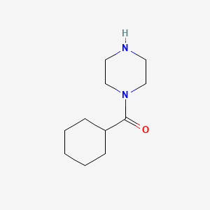 Cyclohexyl(piperazin-1-yl)methanone chemical structure (CAS 27561-62-2)