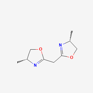 Bis((R)-4-methyl-4,5-dihydrooxazol-2-yl)methane chemical structure (CAS 2757082-29-2)