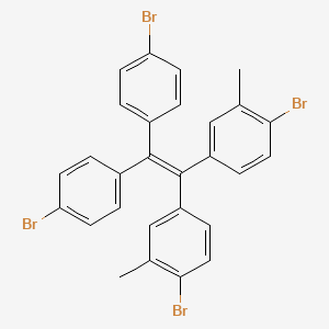 4,4'-(2,2-Bis(4-bromophenyl)ethene-1,1-diyl)bis(1-bromo-2-methylbenzene) chemical structure (CAS 2757730-15-5)