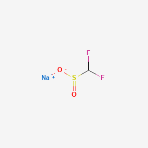 Sodium difluoromethanesulfinate chemical structure (CAS 275818-95-6)
