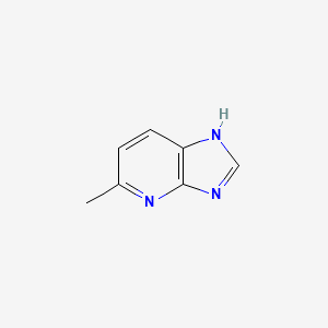 5-Methyl-1H-imidazo[4,5-b]pyridine chemical structure (CAS 27582-24-7)