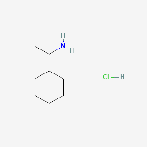 1-Cyclohexylethanamine hydrochloride chemical structure (CAS 27586-72-7)