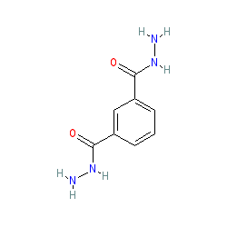 Isophthalic dihydrazide chemical structure (CAS 2760-98-7)