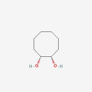 Cis-cyclooctane-1,2-diol chemical structure (CAS 27607-33-6)