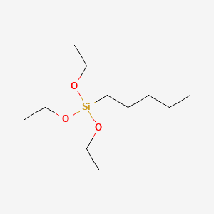 Triethoxy(pentyl)silane chemical structure (CAS 2761-24-2)
