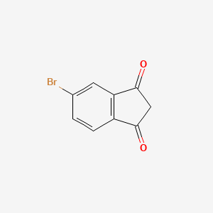 5-Bromo-1H-indene-1,3(2H)-dione chemical structure (CAS 27611-39-8)