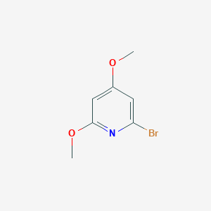 2-Bromo-4,6-dimethoxypyridine chemical structure (CAS 276251-83-3)