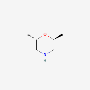 (2S,6S)-2,6-Dimethylmorpholine chemical structure (CAS 276252-73-4)