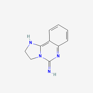 2,3-Dihydroimidazo[1,2-c]quinazolin-5-amine chemical structure (CAS 27631-28-3)