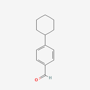 4-Cyclohexylbenzaldehyde chemical structure (CAS 27634-89-5)