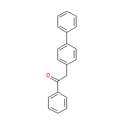 2-([1,1'-Biphenyl]-4-yl)-1-phenylethanone chemical structure (CAS 27644-00-4)