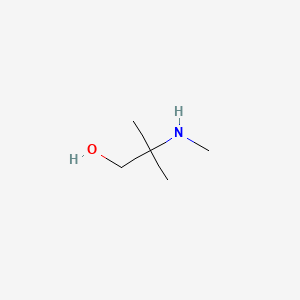 2-Methyl-2-(methylamino)propan-1-ol chemical structure (CAS 27646-80-6)